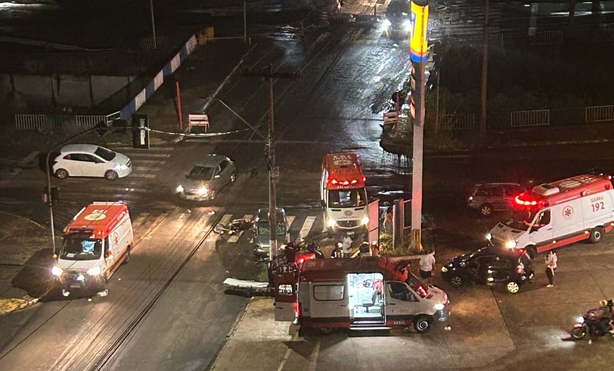 Foto: Colaboração/Movimentação de 4 Viaturas do Samu Para Atender A Vítima